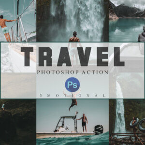 6 Travel Photoshop Actions ACR LUT Filte