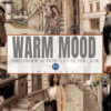 6 warm mood photoshop action acr lut - ByPresets