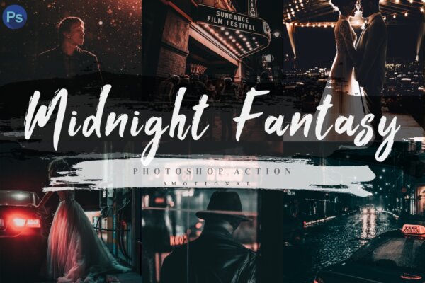 7 midnight fantasy photoshop actions acr - ByPresets