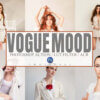 7 vogue mood photoshop actions acr lut - ByPresets