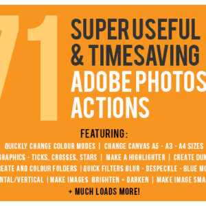 71 Super Useful & Time Saving Adobe Photoshop Actions