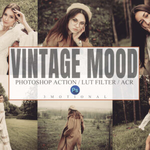 8 Vintage Mood Photoshop Actions