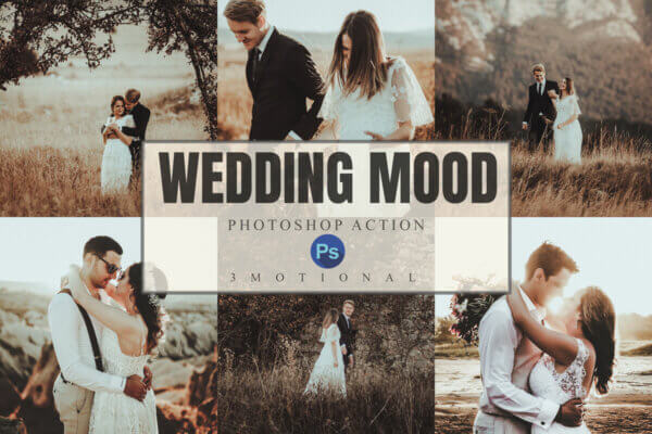 8 wedding mood photoshop actions - ByPresets