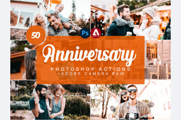 anniversary photoshop actions - ByPresets