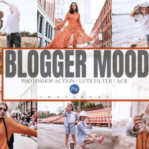 Blogger Mood Photoshop Actions ACR LUTs