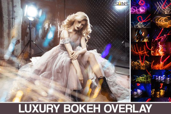 bokeh light overlays photoshop overlay - ByPresets