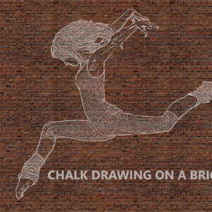 Chalk Drawing on Brick Wall – PS Action