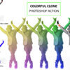 colorful clone photoshop action - ByPresets