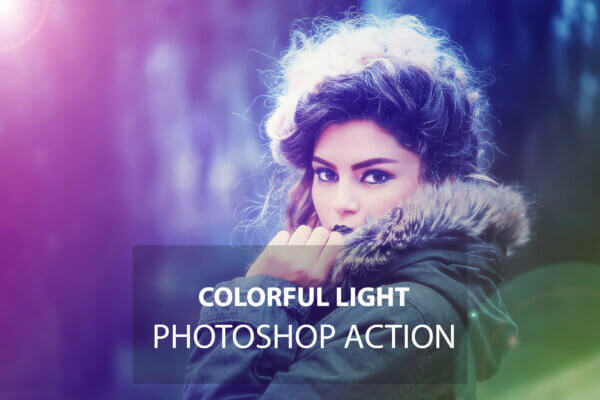 colorful light photoshop action - ByPresets