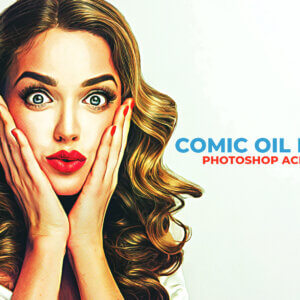 Comic Oil Paint Photoshop Actions