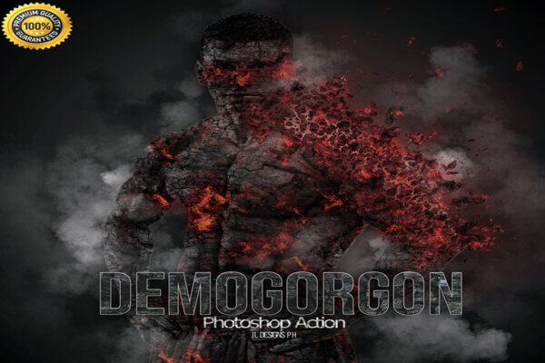 demogorgon photoshop action - ByPresets