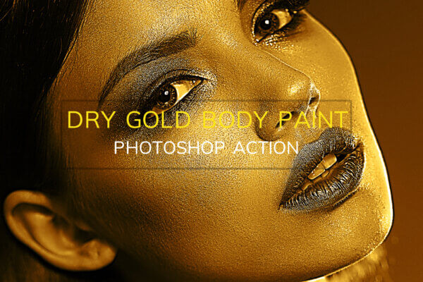 dry gold body paint - ByPresets