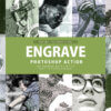 engrave photoshop action - ByPresets