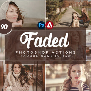 Faded Photoshop Actions