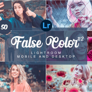 False Color Mobile and Desktop Lightroom Presets