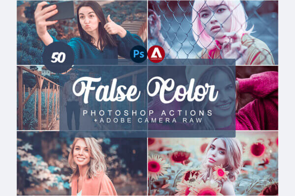 false color photoshop actions - ByPresets