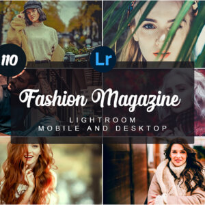 Fashion Magazine Mobile & Desktop Lightroom Presets