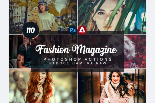 fashion magazine photoshop actions - ByPresets