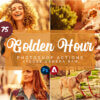 golden hour effect photoshop actions - ByPresets