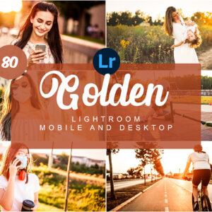 Golden Mobile and Desktop Lightroom Presets