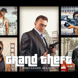 Grand Theft Photoshop Actions