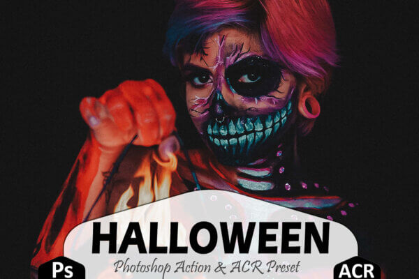 halloween photoshop actions and acr scaled - ByPresets