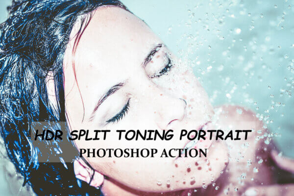 hdr split toning portrait ps action - ByPresets