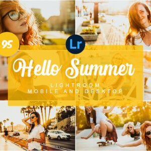 Hello Summer Mobile and Desktop Lightroom Presets