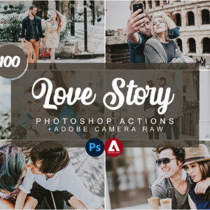 Love Story Photoshop Actions