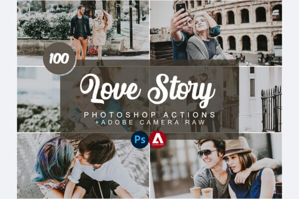 love story photoshop actions - ByPresets