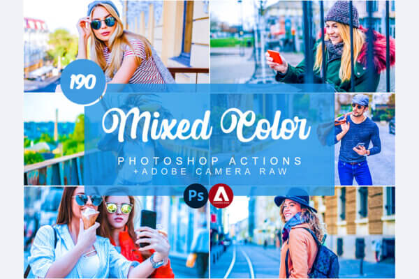 mixed color photoshop actions - ByPresets