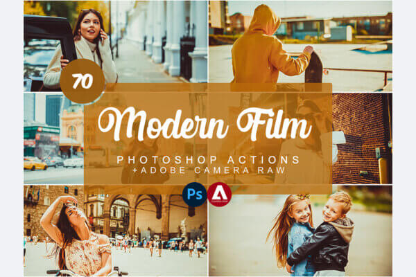 modern film photoshop actions - ByPresets