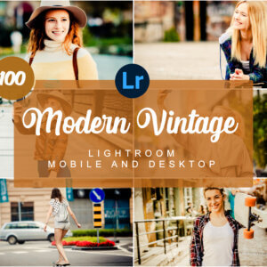 Modern Vintage Mobile and Desktop Lightroom Presets