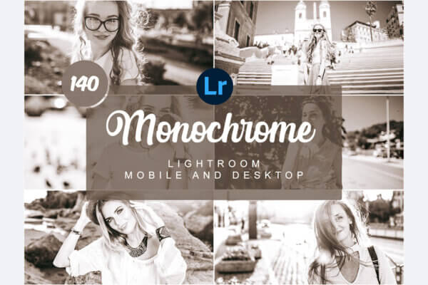 monochrome mobile and desktop presets - ByPresets