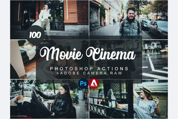 movie cinema photoshop actions - ByPresets