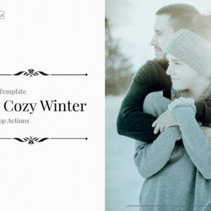 Neo Cozy Winter color grading Photoshop Actions