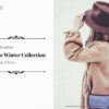 neo festive winter story color grading photoshop actions - ByPresets