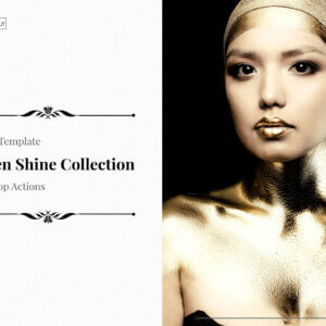 Neo Golden Shine Color grading Photoshop Actions