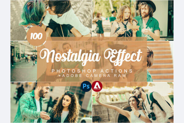 nostalgia effect photoshop actions - ByPresets