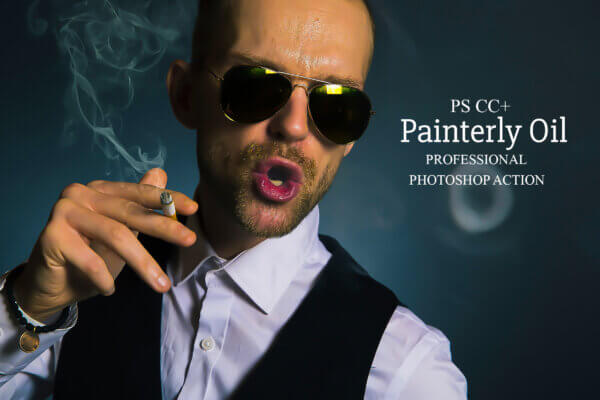 painterly effect ps action - ByPresets