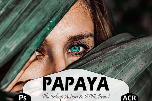 papaya photoshop actions and acr presets scaled - ByPresets