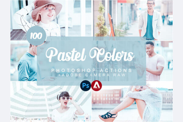 pastel colors photoshop actions - ByPresets