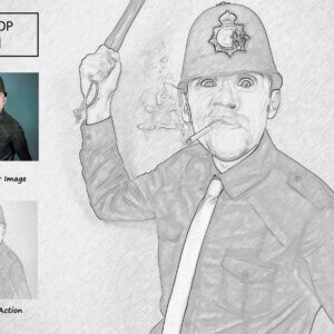 Pencil Drawing 2 – Photoshop Action