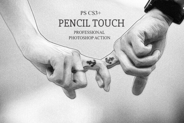 pencil touch ps action - ByPresets