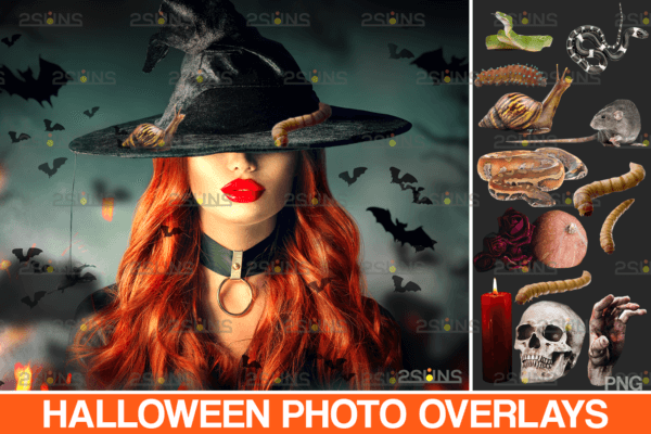 photoshop overlay halloween clipart 1 - ByPresets