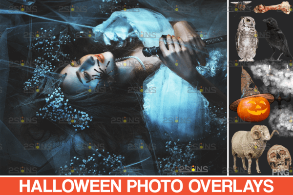 photoshop overlay halloween clipart - ByPresets