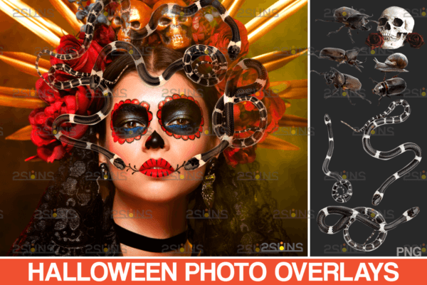 photoshop overlay halloween clipart v13 - ByPresets