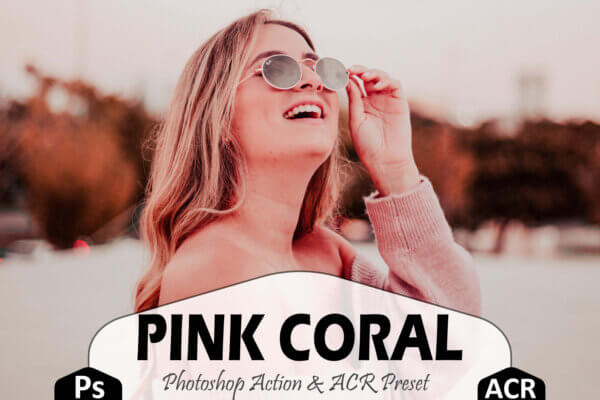 pink coral photoshop actions acr preset scaled - ByPresets