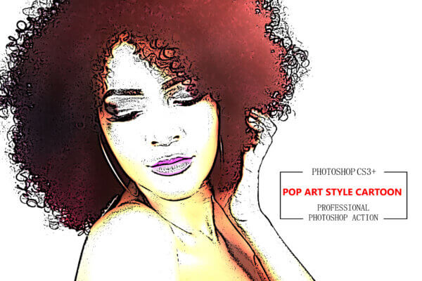 pop art style cartoons ps action - ByPresets