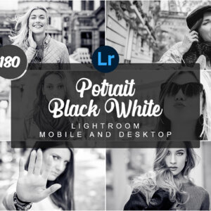 Potrait BW Mobile and Desktop Lightroom Presets